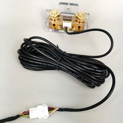 Custom Cable for Battery Monitor 26 AWG With Connector Stranded Black