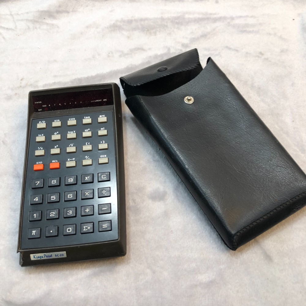 Vintage 1970s Kings Point SC-20 LED Scientific Calculator Hong Kong Untested