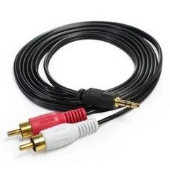 1M 3.3FT 3.5mm to 2RCA Audio Cable AUX Stereo Male to Male Car Splitter Cable