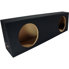 Dual 12″ Subwoofer Regular Standard Cab Truck Sub Box Enclosure Speaker Audio
