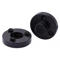 4x 46mm Aluminum Alloy Speaker Spike Pad Damping Steel Ceramics Ball Stand Feet
