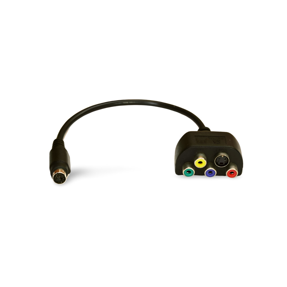 8in ATI GeForce Mini DIN 9 Component S-Video Adapter Cable 9 Pin – Black