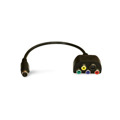 8in ATI GeForce Mini DIN 9 Component S-Video Adapter Cable 9 Pin – Black