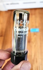 INTERNATIONAL C IC SERVICEMASTER ELECTRON TUBE 6CA7 EL34 MADE IN W GERMANY NOS