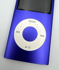 Apple iPod Nano 4th Generation Purple MP3 Player 8GB Model A1285 – Tested