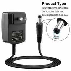 Massage Gun Charger AC/DC 24V-25.2V Adapter For 24V Muscle Deep Tissue Massage