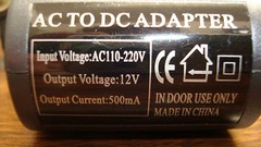 120V AC a 12V DC Car Outlet convertidor adaptador 500mAh Universal cargador