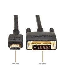 2 Pack Amazon Basics HDMI to DVI Adapter Cable, Bi-Directional 1080p