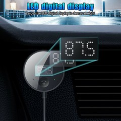Plug&Play USB Bluetooth Wireless Car FM Transmitter Aux Stereo Audio Receiver D