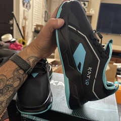 KAT VR Shoes Black Blue Mens Size 10 NEW WITH BOX VIRTUAL REALITY FOR TREADMILL