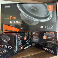 Hertz MPX 165.3 Mille Pro 6.5″ (16,5 CM) Two-Way Coaxial Speakers – NEW (Pair)