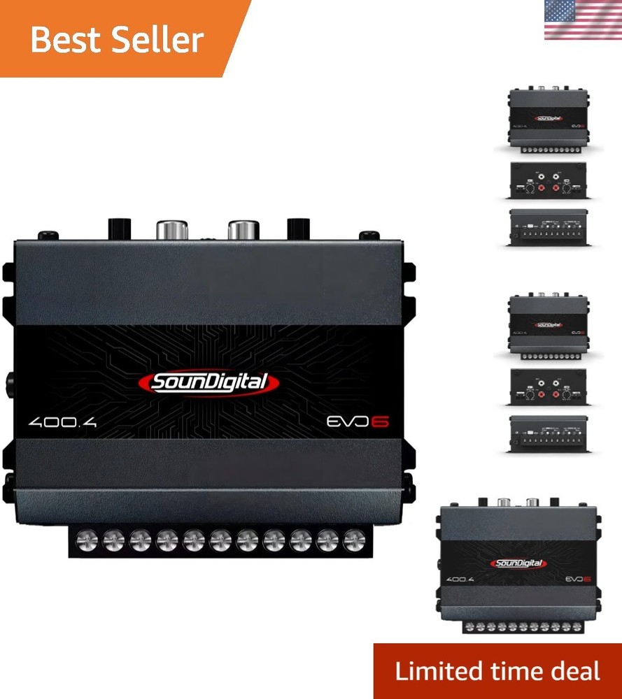Amplifier 400W 4 Channels