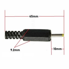 10 pcs 0.7mm x 2.5mm Male DC Power Plug Socket Jack Connector Adapter