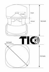 B503 – 8″Outdoor Bluetooth 5.0 In-Ground Omnidirectional Speaker(Single)