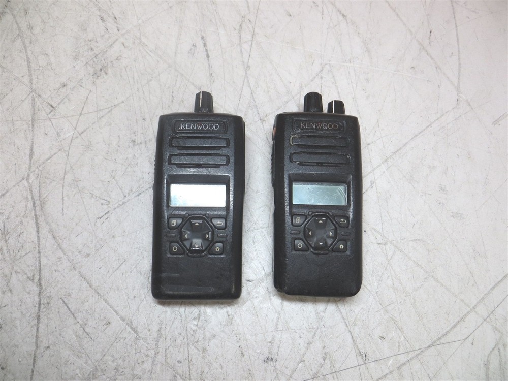 Lot of 2 Kenwood NX-3300-K2 FCC ID K44479100 UHF Radios Fragmented Plastic