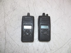 Lot of 2 Kenwood NX-3300-K2 FCC ID K44479100 UHF Radios Fragmented Plastic