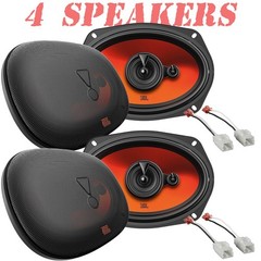 JBL 560W 6×9″ Door & 75W 3.5″ Dash Speakers for 2009-2025 Dodge RAM 1500, 2500