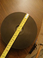 Vtg BSR Mini Changer Replacement Turntable Platter Metal Plastic Mat Small