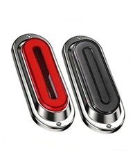 2Pcs 6″ inch Oval Red LED Trailer Tail Lights, Stop 6-inches Oval Light Kit