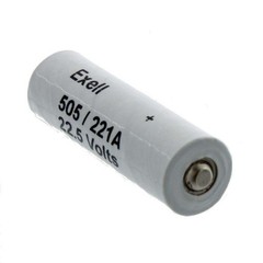 Exell Alkaline Battery A221/505A Compatible With NEDA 221 Eveready 505