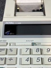 VTG Desktop Calculator 550HD Royal Series/Printer w/ Printing Paper /AC Adapter