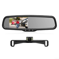4.3″ Car Rear View Mirror Monitor with Bracket+Steel Backup Camera 12v For Car