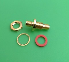 (2 SETS) SMA Female to SMA Female Bulkhead Connector – USA Seller