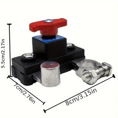 1Pcs Universal Battery Disconnect Switch 12V / 24V Cut Off Isolator for Cars RV