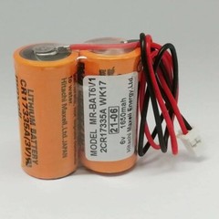 10Pcs for Mitsubishi MR-BAT6V1 2CR17335A WK17 6V 1650mAh Lithium Battery w/ Plug