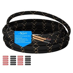 16/2 ofc Speaker Wire 25ft – Durable Nylon Braided Cable for High-Fidelity Audio