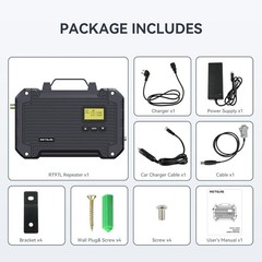 Retevis RT97L 25W GMRS Repeater Set Full Duplex Protable & Cable