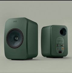 KEF LSX II LT Wireless Bookshelf Speakers Pair HDMI Bluetooth USB Graphite Grey