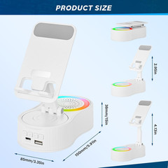 Wireless Bluetooth Speaker with 360° -Cell Phone Stand with Bluetooth Speaker