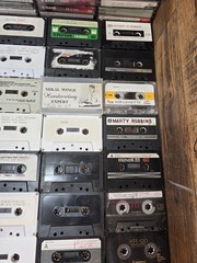 HUGE Lot of 135+ Cassette Tapes Albums, Blank Various New / Used Maxell Sony TDK