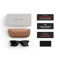 Ray-Ban Meta (Gen 1) Wayfarer, Matte Black Polarized Gradient Graphite New!!!
