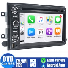 For 2004-2008 Ford F150/250 Car DVD CD Player Stereo Radio with Carplay Back Cam