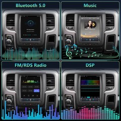 9.7″ Tesla Style FOR 2013-2019 DODGE RAM 1500 2500 3500 CARPLAY GPS RADIO STEREO