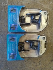 New UNIVERSAL GE Adjustable Black Speaker Mount for Wall or Ceiling 80567 2 Pair