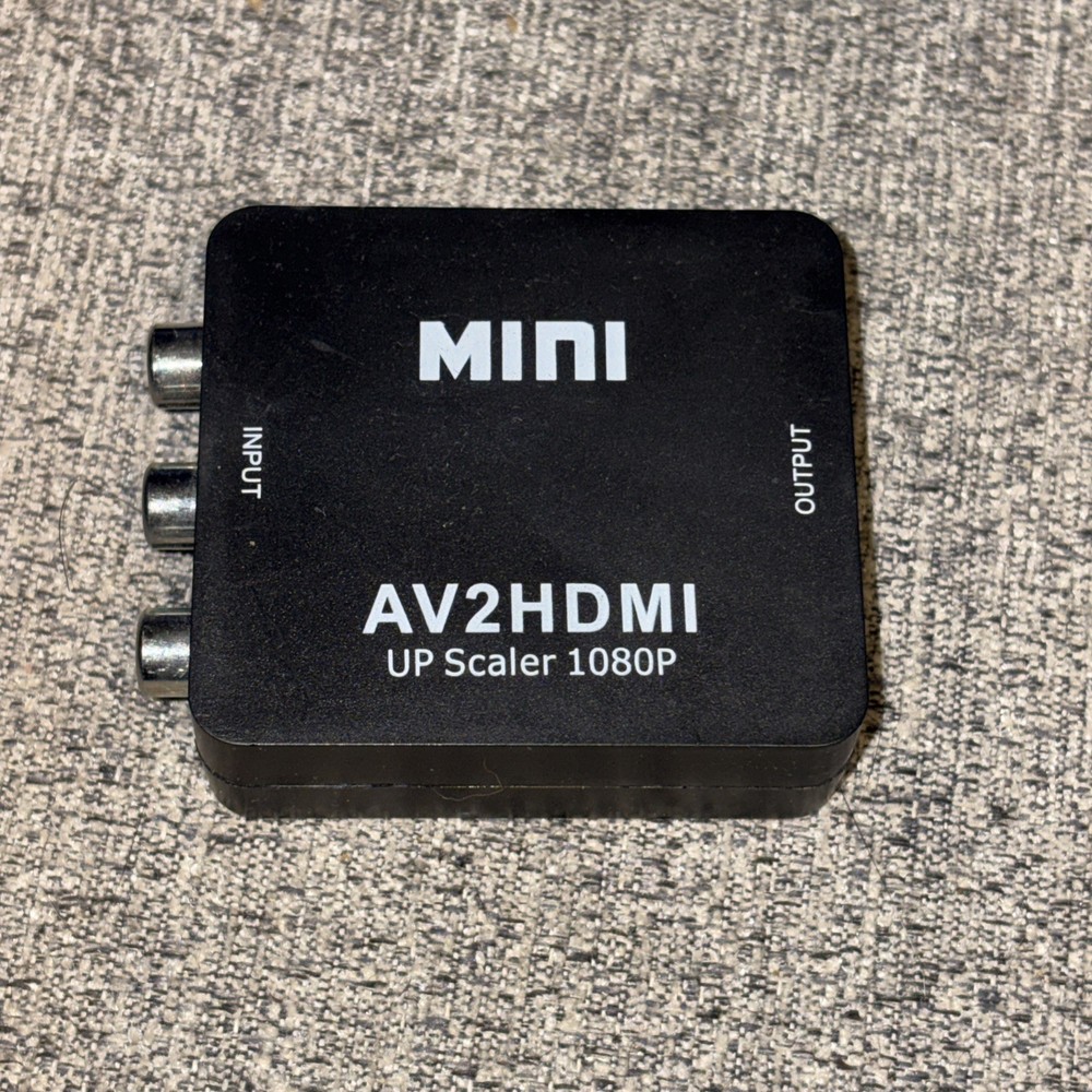 MINI AV to HDMI Converter HDMI2AV UP SCALER 1080P