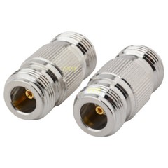 N Female to N Female RF Coaxial Converter Coax Adapter N-N F/F