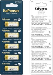 5 Pack Alkaline L1028F 23A 12 Volt Batteries for Celling Fan and Remote