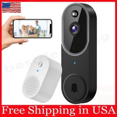 New Video Doorbell 1080p HD Camera WI-FI Night Vision Motion Detection Wireless