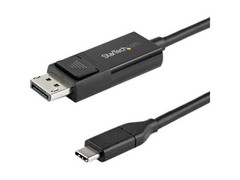 StarTech.com 6.6 ft. (2 m) USB C to DisplayPort 1.2 Cable – Bidirectional – 4K