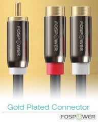 FosPower 8in 1RCA Male to 2RCA Female Stereo Audio Adapter Cable Cord Plugs