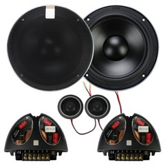 Morel Hybrid 62 6-1/2″ 2-Way Component Speakers 140W 4-Ohm Car Audio Comp NEW