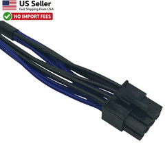 COMeap Dual Mini 6 Pin to 8 Pin PCIe Power Cable Mac Pro FROM USA