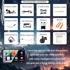 4GB+64GB,Car Radio Upgrade for Dodge RAM 1500 2500 3500 for RAM 4GB+ ROM 64GB