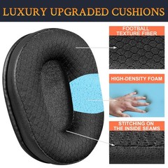Black Mesh Earpads for BlueParrott B450 S450 Headset Ear Cushions