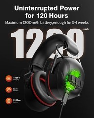 Bluetooth 6.0 Hearing Protection Headphones with 120H Working Time, 30dB SNR,…