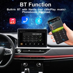 2 Din Android 13.0 Rotatable 10.1″ Carplay Car Stereo Radio Player GPS Navi WIFI